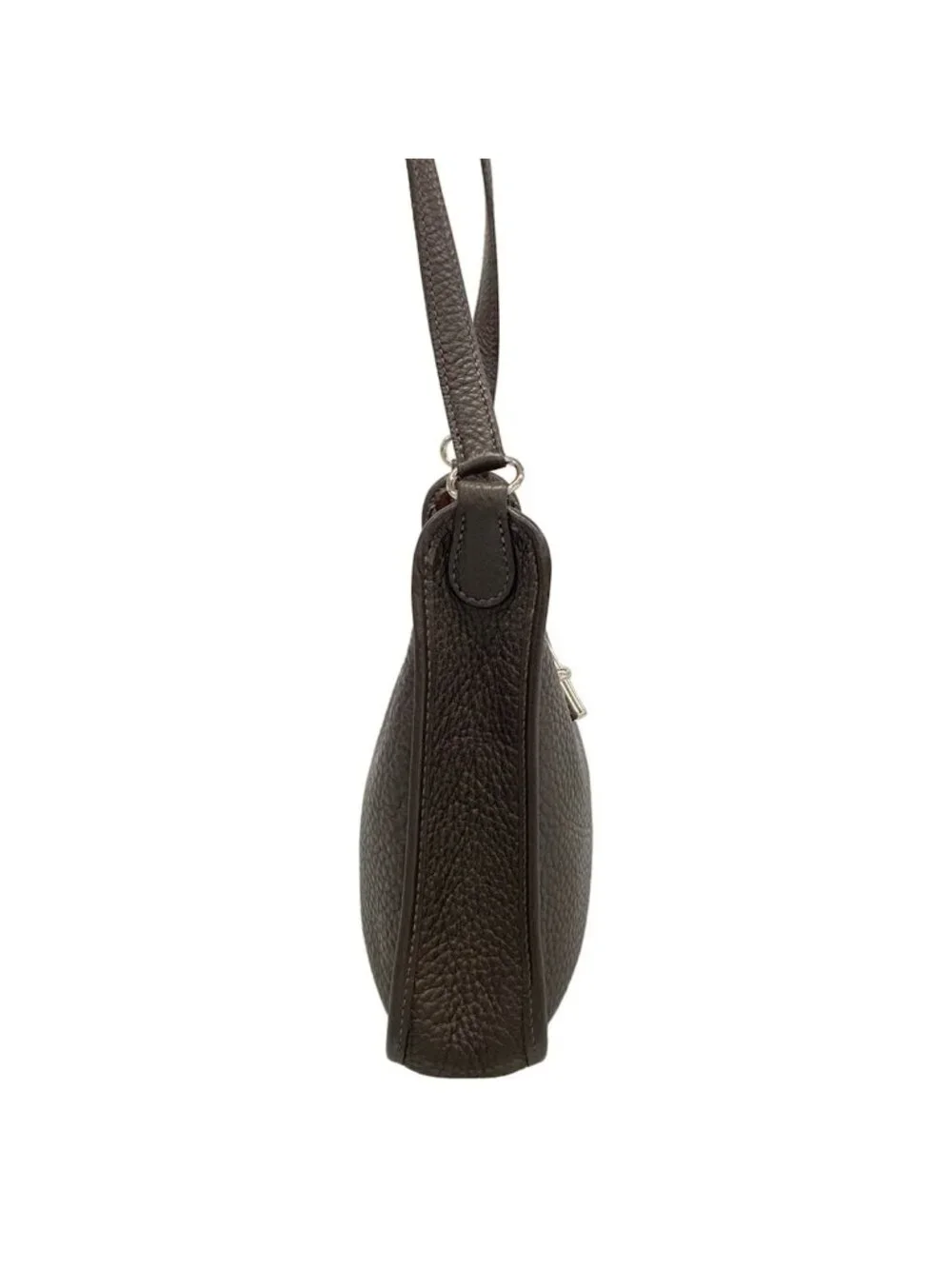 Hermes Shoulder Bag Vespa TPM Cafe Silver